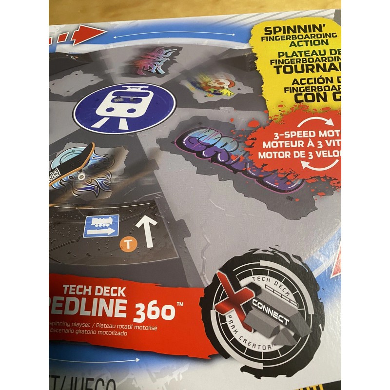TECH DECK SHREDLINE 360 MOTORIZED SKATE PARK X-CONNECT CREATOR CUSTOMIZABLE