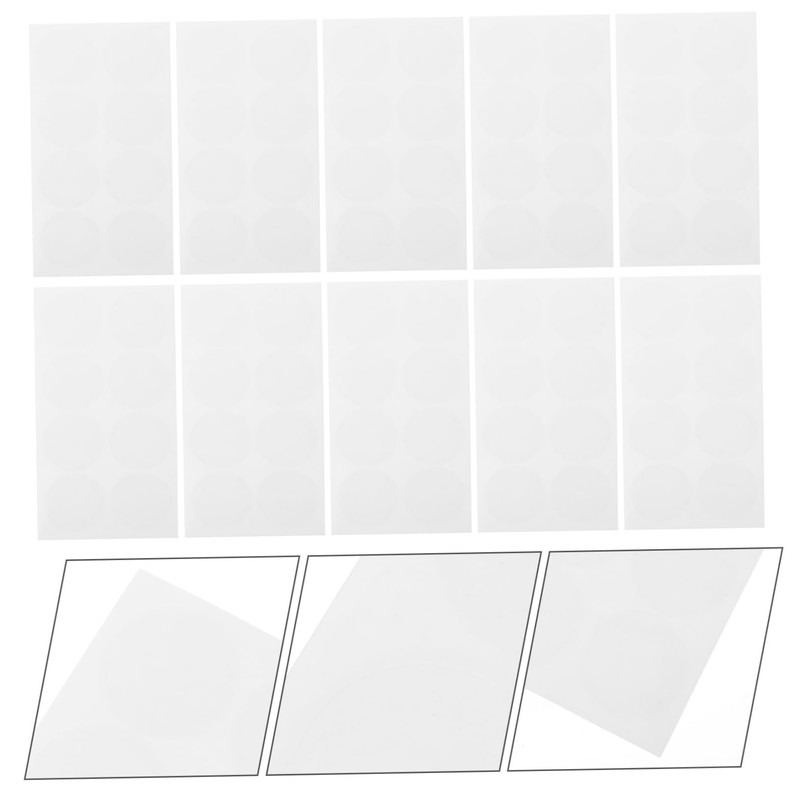 Mobestech 10 Sheets UV stickers instruction sticker point stickers portable