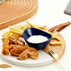 Swuut Ceramic Dipping Bowls Set of 6,1.5 Oz White Dip