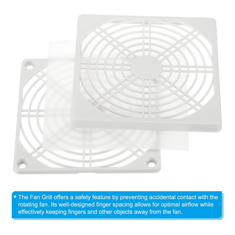 PATIKIL 120mm Fan Finger Grille Grill Protector Guard Fan Protective