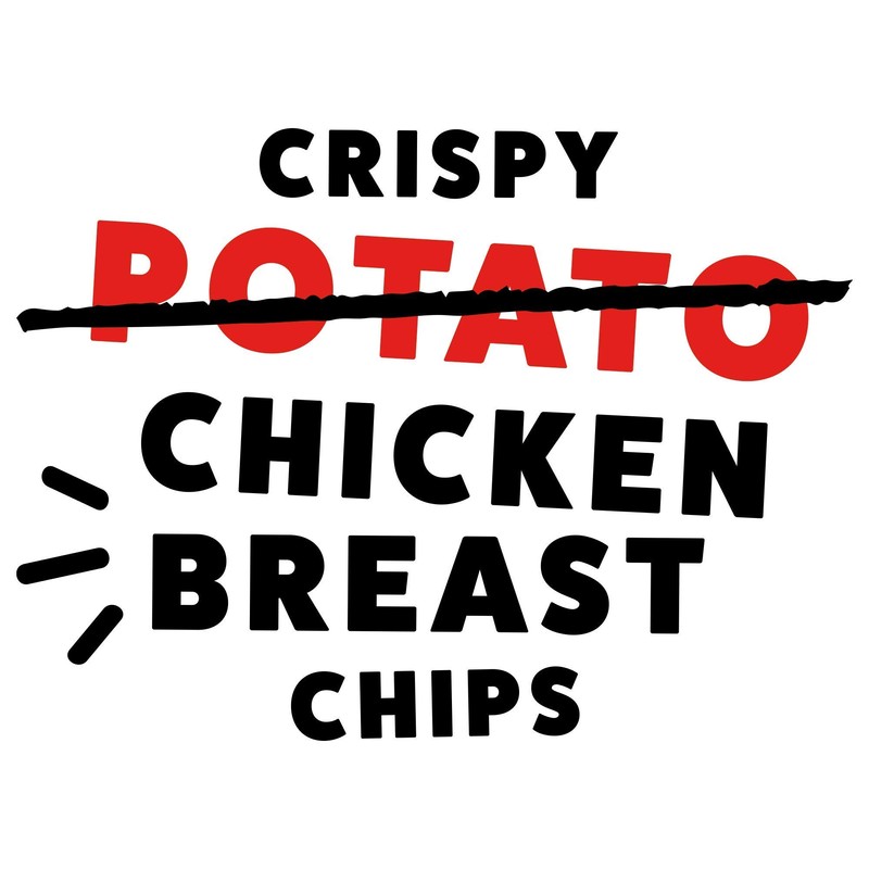 Himalayan Pink Salt Protein Chips by Wilde Chips, Thin and
