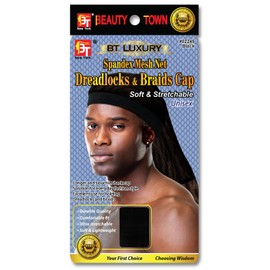 Beauty Town Luxury Spandex Mesh Net Dreadlocks & Braids Cap #2245