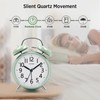 Peakeep Loud Battery Alarm Clock for Heavy Sleepers Adults Kids,