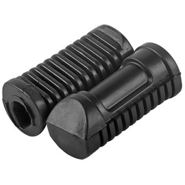 TKSE Motorcycle Footrests, Rubber Plate Front Footrest Rubber Pad Grip Cover For Honda 125cc CG 125