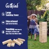GOTHINK Giant Tumble Tower Game, Large Tumbling Tower Stacking to