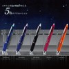 Pilot P-LKFB-60UF-GY Friction Ball 3 0.5 Ballpoint Pen, Erasable, 3-Color, Gray, Metal