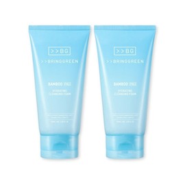Bring Green Cleansing Foam Bamboo Hyalu Moisture Cleansing Foam 120ml 2 packs / 브링그린 클렌징폼 뱀부 히알루 수분 클렌징폼 120ml 2개입