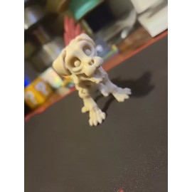 Marsala3D Articulated Dog Skeleton Toy Figure 3D Printed Fun Movable Kids Fidget Toy