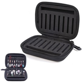 Fly Hook Storage Bag,Bait Bag for Flies Hook,EVA Bait Storage Bag,Waterproof Fishing Fly Lure Case,Fishing Tackle Wallet,Multifunctional Fishing Case,Fly Fishing Case,16x11x4.3cm,Gray,1 Piece