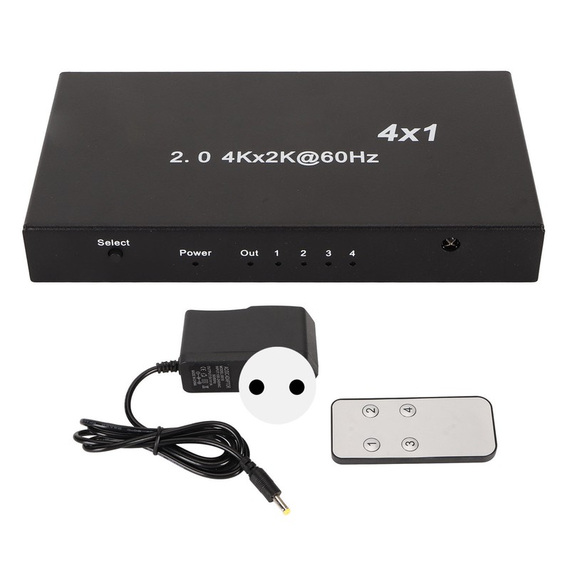 4K HD Multimedia Interface Switcher Professional Plug and Play Iron