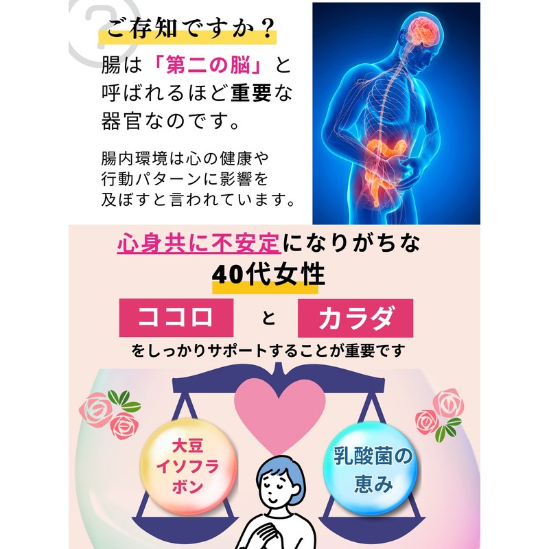 ピュアバランス 大豆イソフラボン サプリ (イソフラボン150mg×乳酸菌15mg配合) アグリコン型配合 30日分 エバービューティー