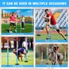 6 Pcs 6ft Pole Bending Poles for Horses,Thickened Heavy Duty
