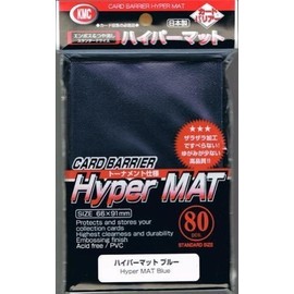 KMC 80 Card Barrier Hyper Mat Blue (2 Packs/Total 160)