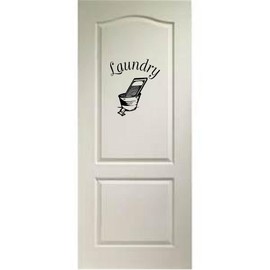 Creative Signs N Designs Laundry w/wash Bucket Graphic- Vinyl Door Decal (Grey)