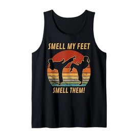 Cool Karate Gifts For Boys Girls Funny Smell My Feet Karate Tank Top