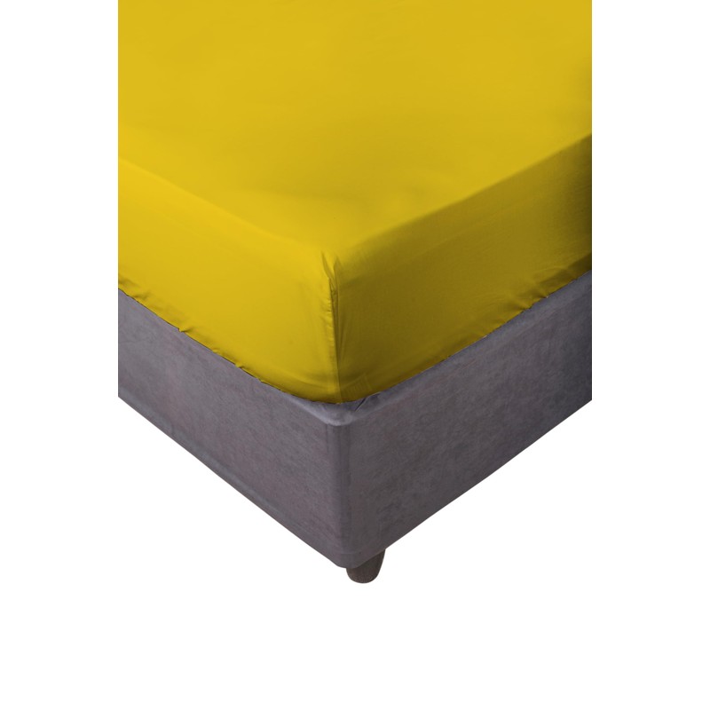 Zer0bed, Fitted Sheet with Corners, Plain, 100% Cotton, 30 cm