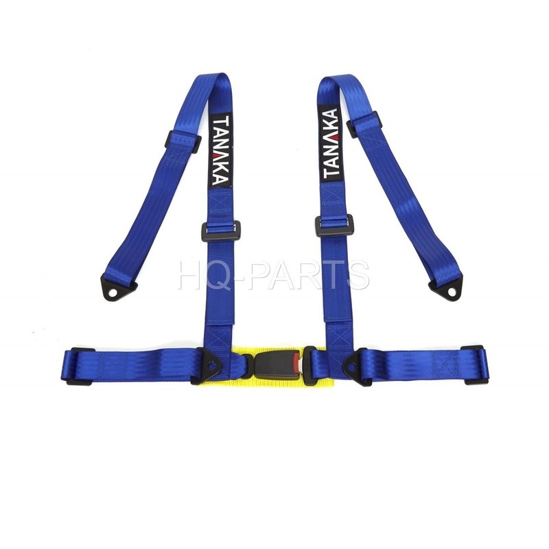 TANAKA 2 X TANAKA UNIVERSAL BLUE 4 POINT BUCKLE RACING