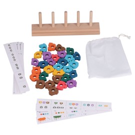 Children Geometric Shape Matching Toys Wooden Early Educational Logical Thinking Training Stacking Games Toys For Child