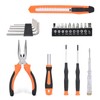 LAND 22-Piece Tool Kit General Household Tool Set Cutting Plier