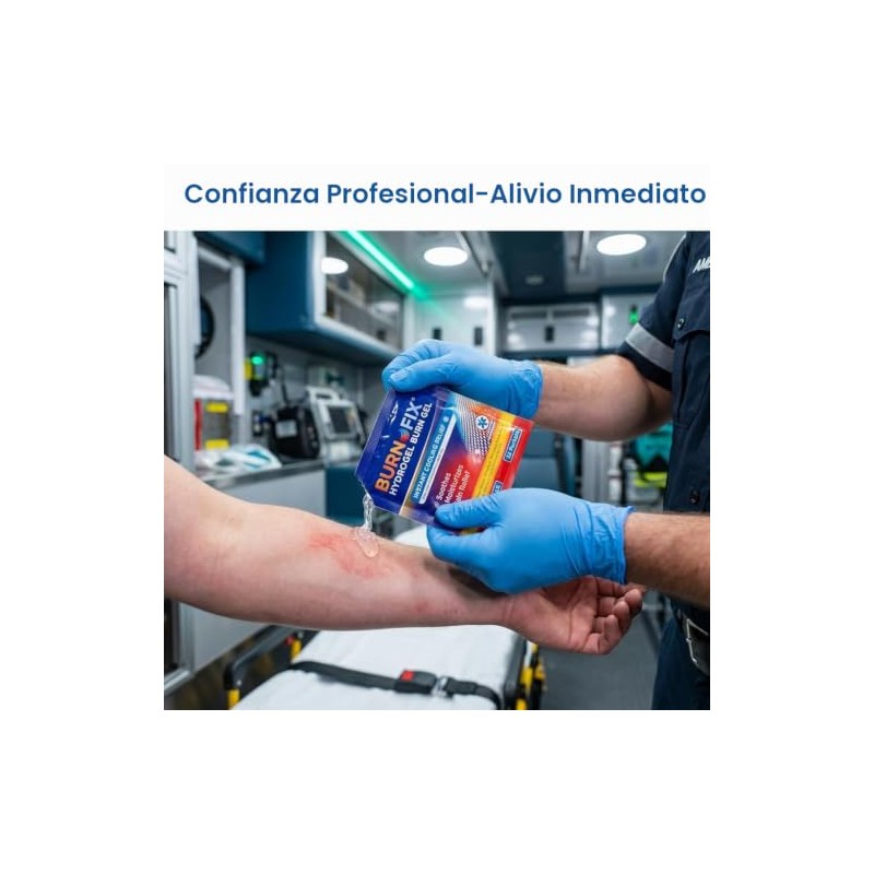 Gel Quemaduras Burnfix Por Sobre Crema Hidrogel Calmante Una Sensación