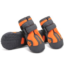 Mokcci Truelove Waterproof Dog Shoes with Reflective Straps for Small, Medium-sized and Large Dogs Outdoors