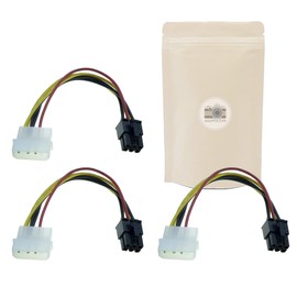 X3 Cable Molex 4 Pin Male to 6 Pin Female Cable PCI Express 18 cm Brooch Power Map for 4pin Graphics Card to 6pin Pin Adaptive French Brand