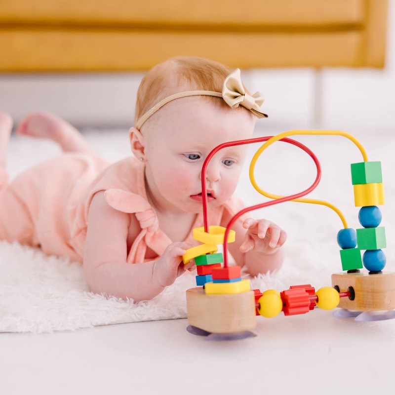 Melissa, Doug First Bead Maze | Developmental Toy | Motor