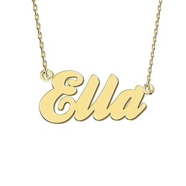 Personal Pendant Jewelry Gift Cute Name Necklace for Women Ella