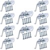 Boxer 10 Pack Straight Side Gate Latch Sets for Truck