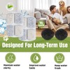 16+16 Pcs Dog Water Fountain Filters Compatible with Feelneedy FN-W18