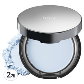Bbia O Powder Pact 9g, 02 Cool Blue, 2 pieces / 삐아 오 파우더 팩트 9g, 02쿨블루, 2개