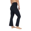 Yogalicious High Waisted Crossover Flare Leggings - Squat Proof Yoga
