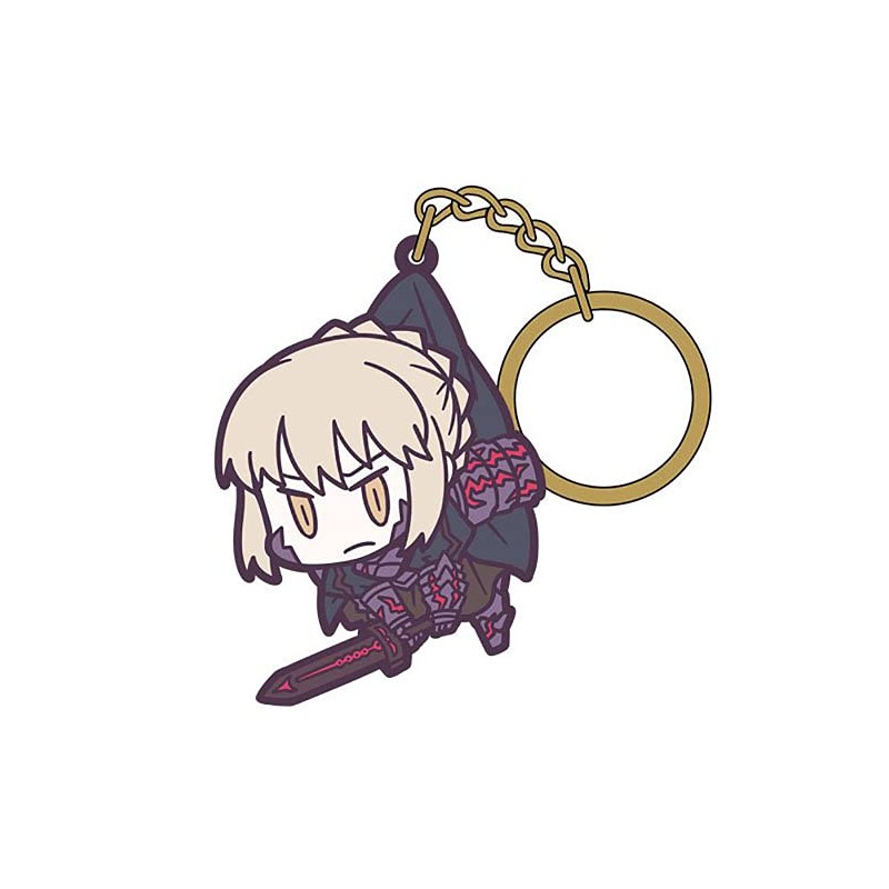 コスパ Fate/Grand Order セイバー アルトリア・ペンドラゴン オルタ つままれ ラバーキーホルダー ラバーマスコット
