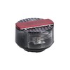 VEBCO Round Rear Light Smoke Grey with Reflector in Red,