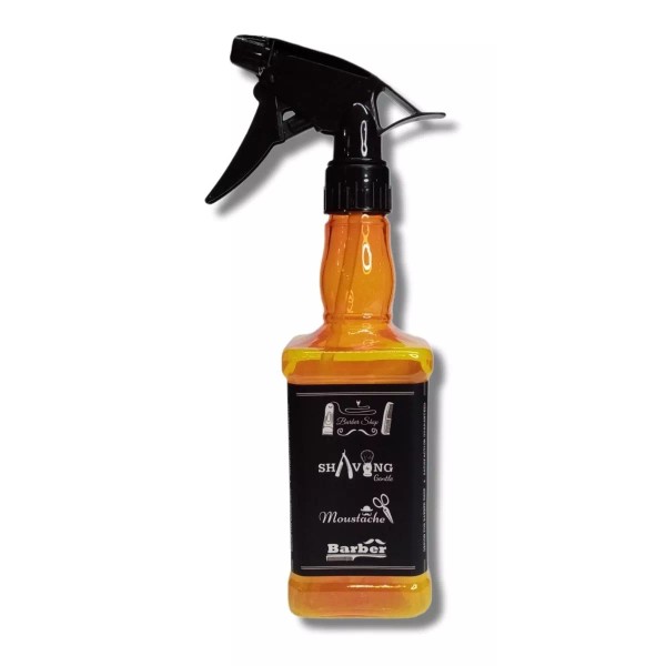 mc8 Atomizador De Agua Botella Atractiva Naranja Barberia 500ml