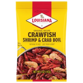 Louisiana Fish Fry Products Crawfish, Shrimp & Crab Boil Seasoning - Spicy & Delicious Seafood Powder Complete Seasoning - Low Salt Cajun Seasoning (5 Ounce (Pack of 1))