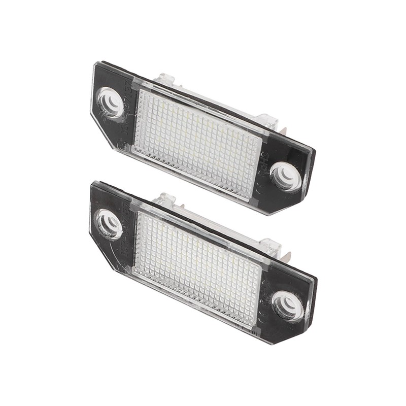 Pair LED Licence Plate Light Anti Rear End Collision Replacement