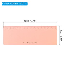 PATIKIL Guided Reading Strips, 20pcs Highlight Colored Overlay Bookmark Reading Tracking Ruler Teacher Teaching Supplies for Classroom, Light Orange