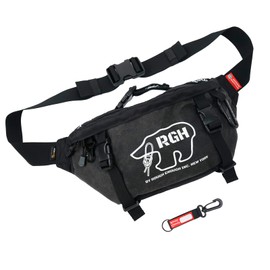 Rough Enough Mens Tactical Fanny Pack Crossbody Large Waist Bag for Men, Black, Large, Mens Fanny Pack Crossbody Waist Bag