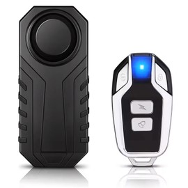 Audiofan, Motorcycle, Security Alarm, Car Security Buzzer, Adjustable Volume, Anti-Theft Goods, Remote Control, IP55 Waterproof, 113 dB, Loud Sound Switching, 7 Sensitivity Adjustable, No Wiring