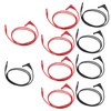 5 Set Banana Plug Test Lead 4mm Right Angle Straight