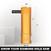 KSEIBI 615222 Diamond Hole Saw, 7/8 Inch (22mm) Diamond Core