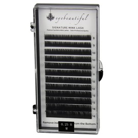 Eyebeautiful Premium MINK Individual Lashes .20mm Mixed B Curl Lash Extension
