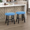LIULIWEIFA Bar Stool Covers Rectangle Set of 4/2/1 Saddle Bar