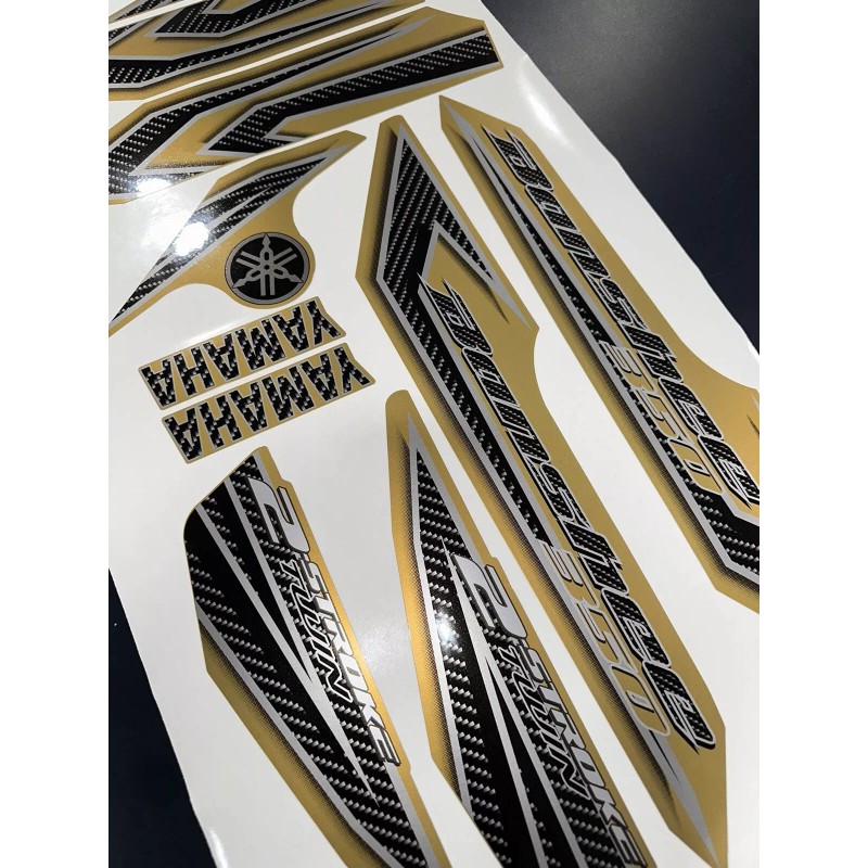 BANSHEE yamaha banshee full graphics decals kit 2006 . THICK