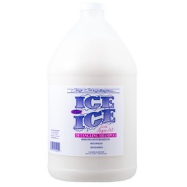 Chris Christensen Ice on Ice Strengthening Dog Shampoo, Groom Like a Professional, Revives Dry, Damaged Coats and Strands, All Coat Types, Made in USA, 1gal