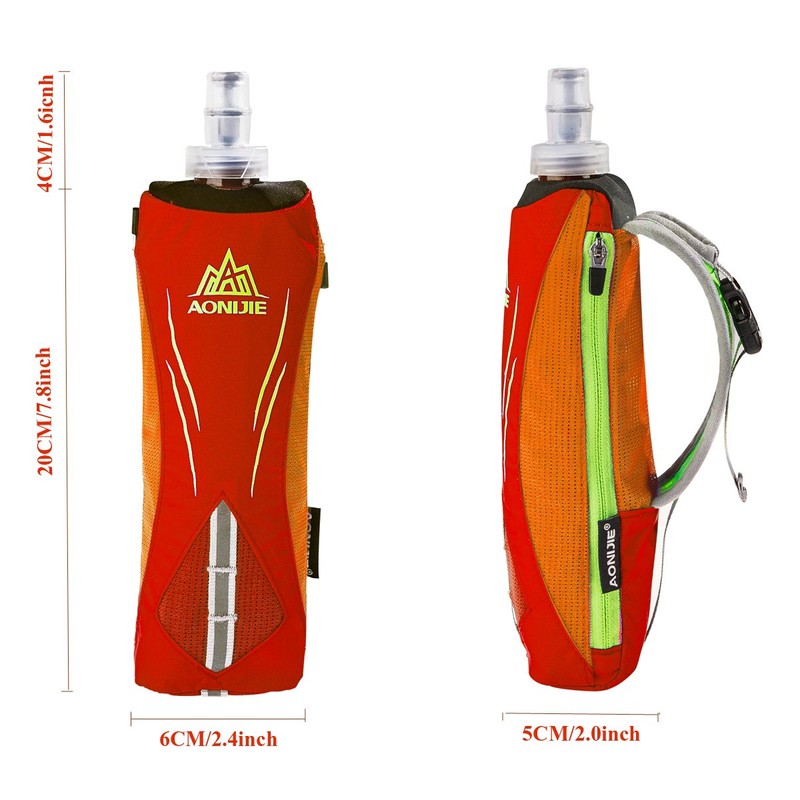 Geila Handheld Water Bottle for Running, 17 oz Grip Handheld