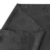YISURE Black No Hook Shower Curtain 200cm Drop, Extra Long