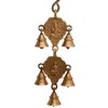 Purpledip Campana Ganesha Lakshmi para colgar en la pared (10767)