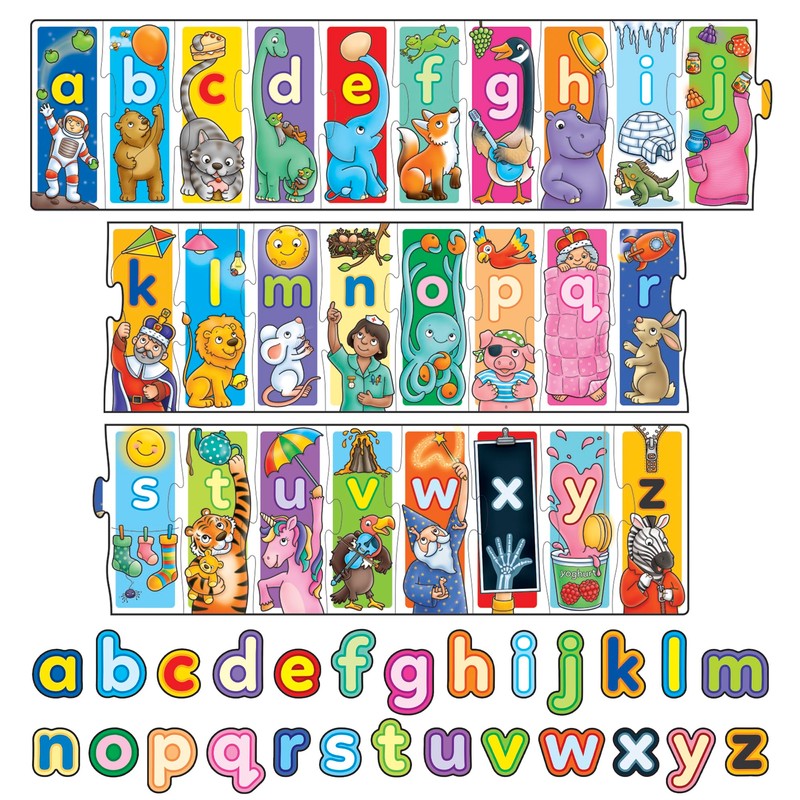Orchard Toys Giant Alphabet, Educational and Fun Puzzle, Includes Poster